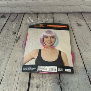Halloween Costume Multi-Color Women’s Bob Wig